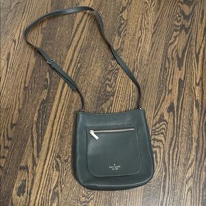 Kate Spade Dark Green Leather Shoulder Bag